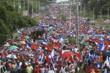 Justicia para víctimas del terrorismo, claman miles de nicaragüenses en Aniversario de Pancasán