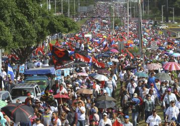 Justicia para víctimas del terrorismo, claman miles de nicaragüenses en Aniversario de Pancasán