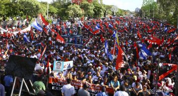 Justicia para víctimas del terrorismo, claman miles de nicaragüenses en Aniversario de Pancasán