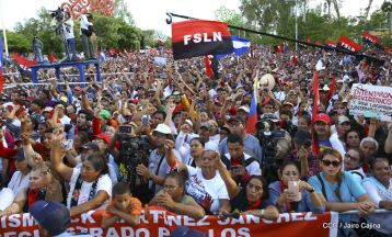 Justicia para víctimas del terrorismo, claman miles de nicaragüenses en Aniversario de Pancasán