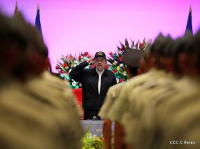 Acto del 39 aniversario de constitución del Ejército de Nicaragua