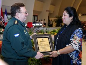 Acto del 39 aniversario de constitución del Ejército de Nicaragua
