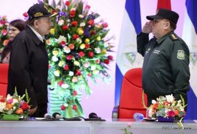 Acto del 39 aniversario de constitución del Ejército de Nicaragua