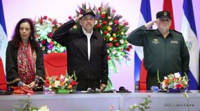 Acto del 39 aniversario de constitución del Ejército de Nicaragua