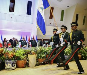 Acto del 39 aniversario de constitución del Ejército de Nicaragua
