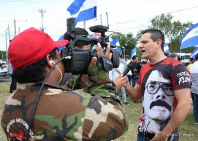 Periodistas sandinistas se pronuncian en defensa de la paz y la justicia