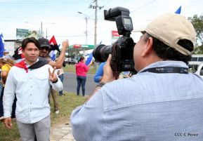 Periodistas sandinistas se pronuncian en defensa de la paz y la justicia