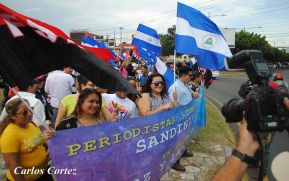 Periodistas sandinistas se pronuncian en defensa de la paz y la justicia