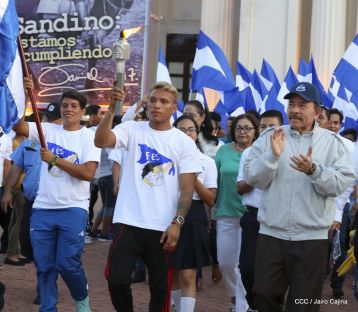 Antorcha de la Libertad Centroamericana, el fuego que llevamos en el corazón todos los nicaragüenses