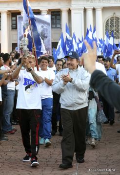 Antorcha de la Libertad Centroamericana, el fuego que llevamos en el corazón todos los nicaragüenses