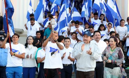 Antorcha de la Libertad Centroamericana, el fuego que llevamos en el corazón todos los nicaragüenses
