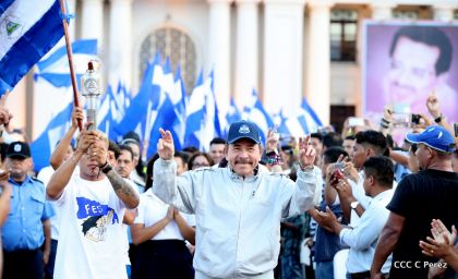 Antorcha de la Libertad Centroamericana, el fuego que llevamos en el corazón todos los nicaragüenses