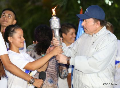 Antorcha de la Libertad Centroamericana, el fuego que llevamos en el corazón todos los nicaragüenses