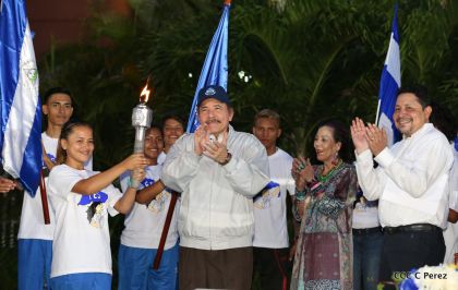 Antorcha de la Libertad Centroamericana, el fuego que llevamos en el corazón todos los nicaragüenses