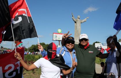 ¡Caminamos para honrar a nuestra Nicaragua Libre!