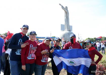 ¡Caminamos para honrar a nuestra Nicaragua Libre!