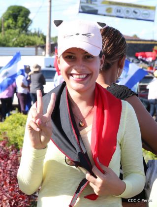 ¡Caminamos para honrar a nuestra Nicaragua Libre!