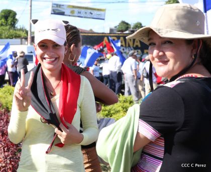 ¡Caminamos para honrar a nuestra Nicaragua Libre!
