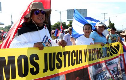 ¡Caminamos para honrar a nuestra Nicaragua Libre!