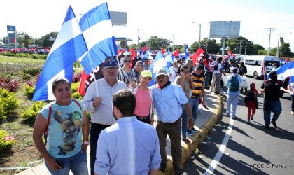 ¡Caminamos para honrar a nuestra Nicaragua Libre!