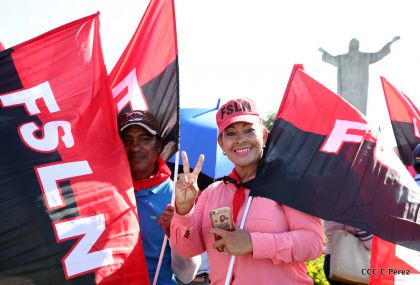 ¡Caminamos para honrar a nuestra Nicaragua Libre!