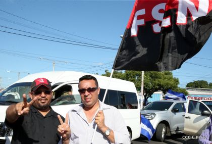 ¡Caminamos para honrar a nuestra Nicaragua Libre!