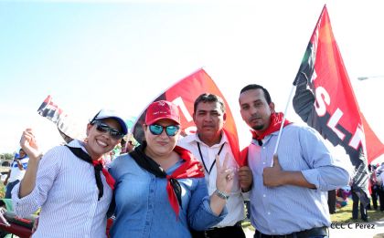 ¡Caminamos para honrar a nuestra Nicaragua Libre!