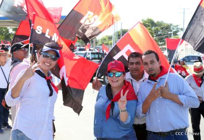 ¡Caminamos para honrar a nuestra Nicaragua Libre!