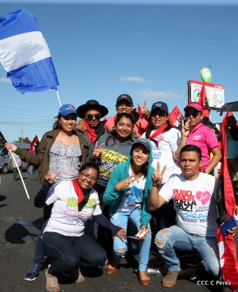¡Caminamos para honrar a nuestra Nicaragua Libre!