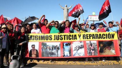 ¡Caminamos para honrar a nuestra Nicaragua Libre!
