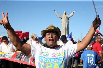 ¡Caminamos para honrar a nuestra Nicaragua Libre!