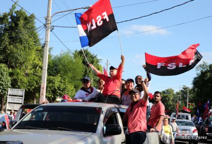 ¡Caminamos para honrar a nuestra Nicaragua Libre!