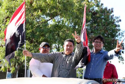 ¡Caminamos para honrar a nuestra Nicaragua Libre!