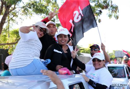 ¡Caminamos para honrar a nuestra Nicaragua Libre!