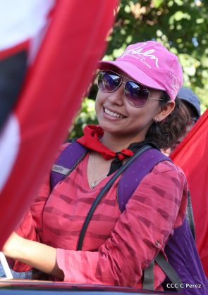 ¡Caminamos para honrar a nuestra Nicaragua Libre!