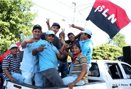 ¡Caminamos para honrar a nuestra Nicaragua Libre!