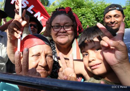 ¡Caminamos para honrar a nuestra Nicaragua Libre!