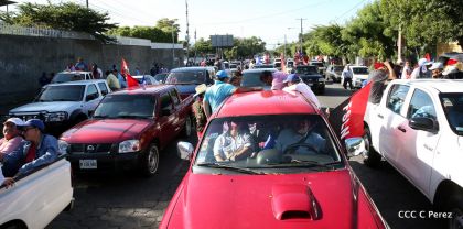 ¡Caminamos para honrar a nuestra Nicaragua Libre!