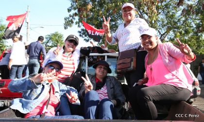 ¡Caminamos para honrar a nuestra Nicaragua Libre!