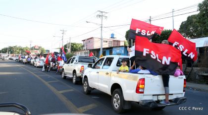 ¡Caminamos para honrar a nuestra Nicaragua Libre!