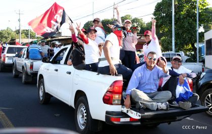 ¡Caminamos para honrar a nuestra Nicaragua Libre!