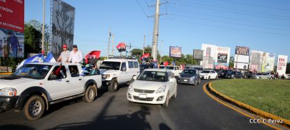 ¡Caminamos para honrar a nuestra Nicaragua Libre!