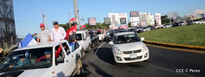 ¡Caminamos para honrar a nuestra Nicaragua Libre!