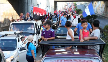 ¡Caminamos para honrar a nuestra Nicaragua Libre!