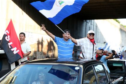 ¡Caminamos para honrar a nuestra Nicaragua Libre!