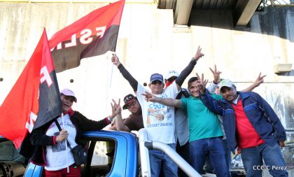 ¡Caminamos para honrar a nuestra Nicaragua Libre!