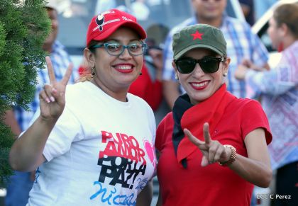 ¡Caminamos para honrar a nuestra Nicaragua Libre!
