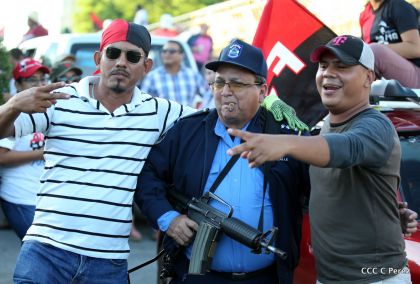 ¡Caminamos para honrar a nuestra Nicaragua Libre!