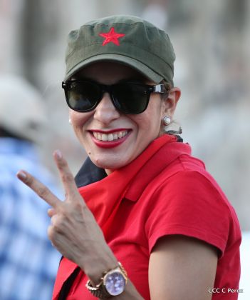 ¡Caminamos para honrar a nuestra Nicaragua Libre!