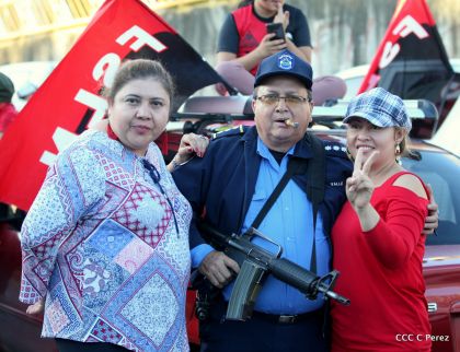 ¡Caminamos para honrar a nuestra Nicaragua Libre!
